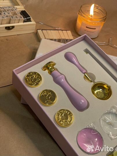 Набор с сургучной печатью (3 цвета)