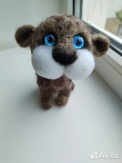 Игрушка ручной работы -Дымчатый ягуар