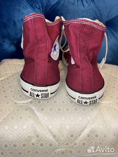 Кеды Converse женские бордовые оригинальные 39р