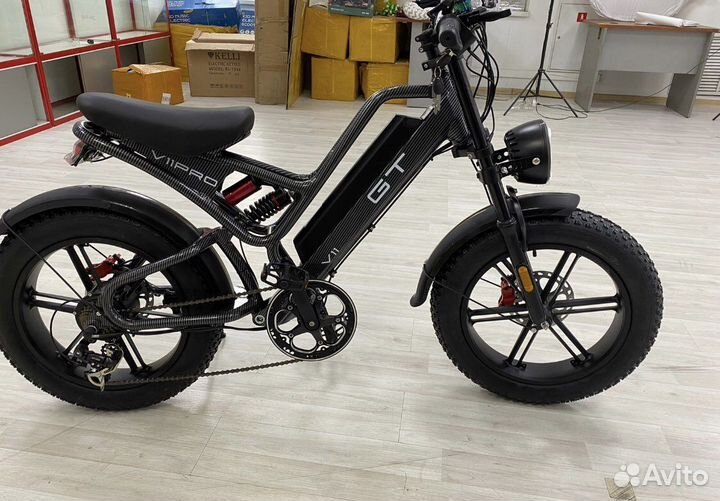 Электровелосипед GT V11pro карбон рассрочка