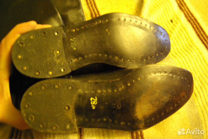 Сапоги хромовые СССР, новые