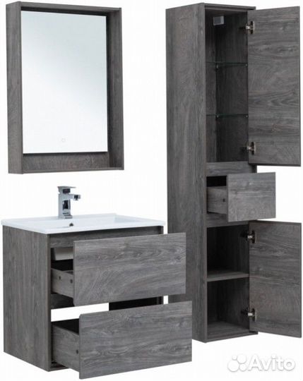 Мебель для ванной Aquanet Милан 65 дуб рошелье