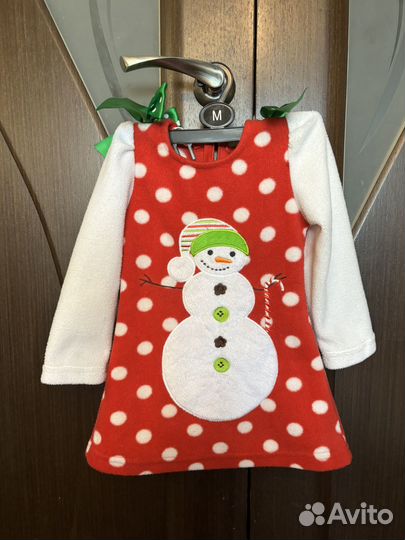 Детское новогоднее платье