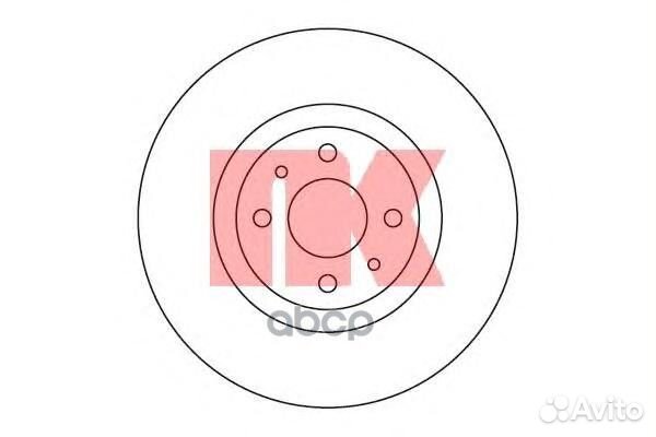 Диск тормозной fiat 500 08/bravo 07/doblo 01