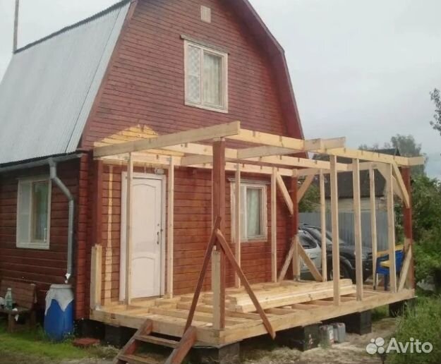 Строительство террас, веранд, беседок, пристроек