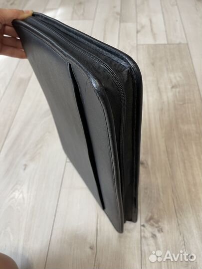 Кожаная папка для документов a4