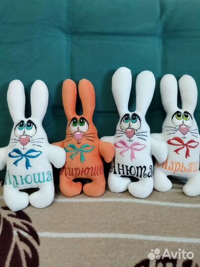 Мягкая игрушка заяц