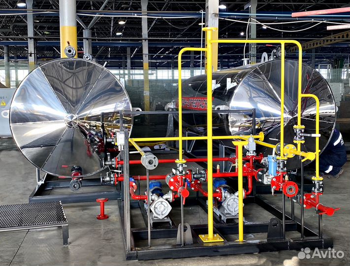 АГЗС в огне-тепло-защитой (хром)