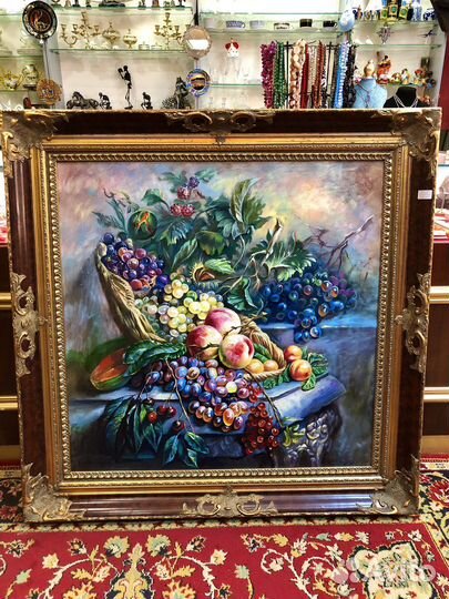 Картина натюрморт маслом (Барковский 127х127см )