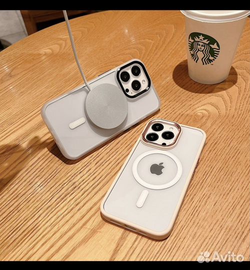 Чехол на iPhone 14 с магнитом для Macsafe новый