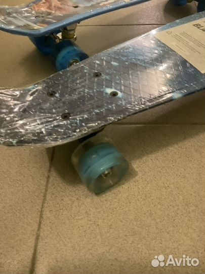 Пенниборд black aqua новые