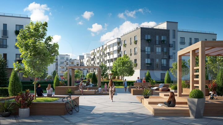 1-к. квартира, 46,5 м², 2/6 эт.