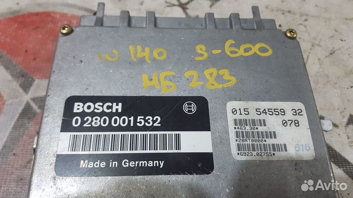 Блок управление двигателем на Mercedes W140 R129