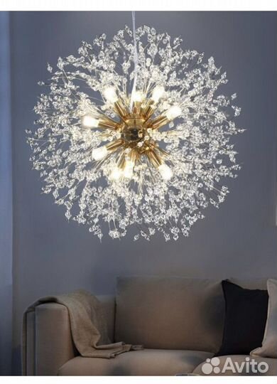 Люстра новая шар