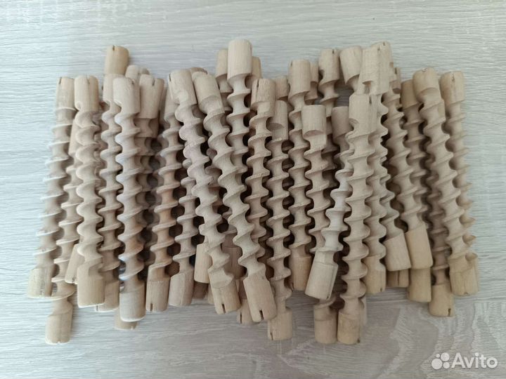 Бигуди деревянные коклюши 40 шт