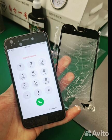 Переклейка стекла дисплея Samsung Huawei xiaomi