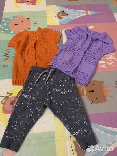 Пакет брендовых вещей на 9-12 месяцев