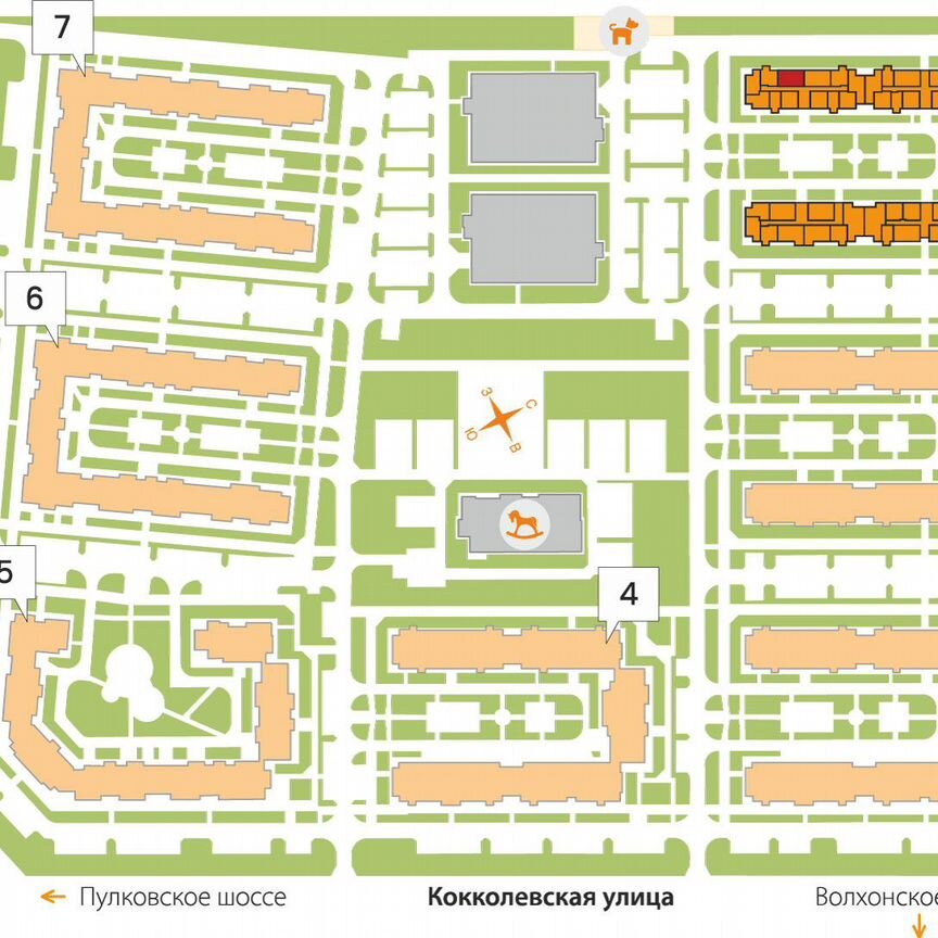 2-к. квартира, 56,8 м², 1/5 эт.