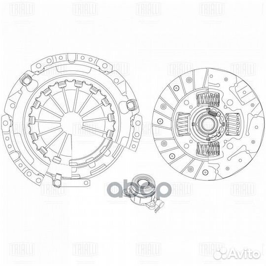 Комплект сцепления в сборе с гидравлической муфтой