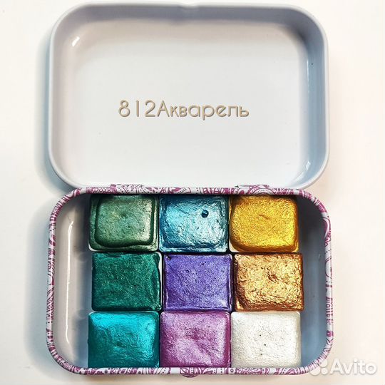 Акварельные краски металлик высокого качества