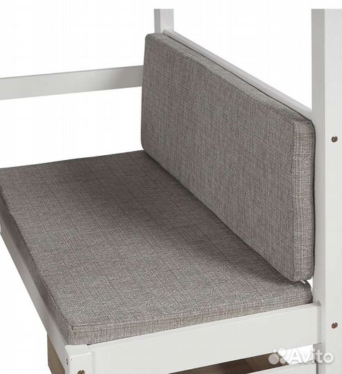 Кровать чердак со столом и спальным местом