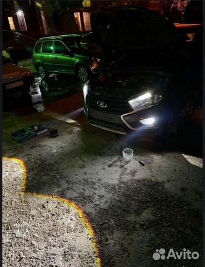 Противотуманки линзованные светодиодные