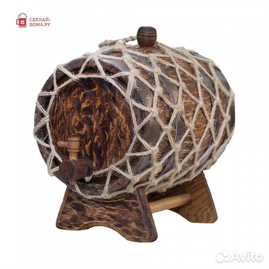 Дубовая бочка, объем 3 литра