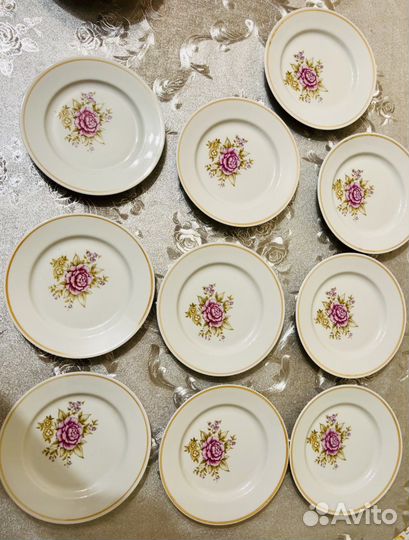 Набор тарелок октябрьский фз