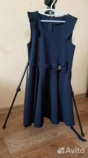 Школьная форма для девочки синяя