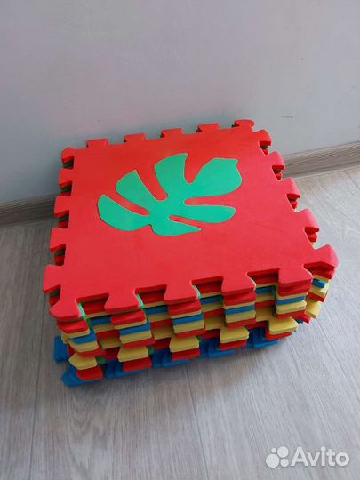 Мягкий коврик-пазл 16 элементов