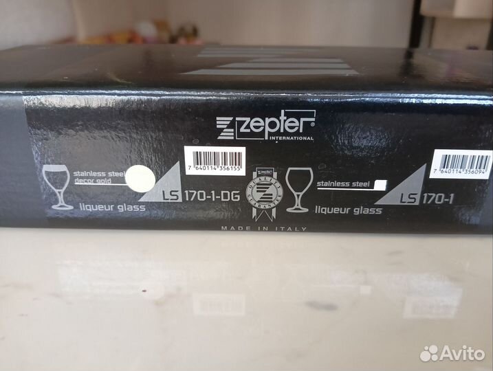 Набор бокалов и рюмок zepter prince