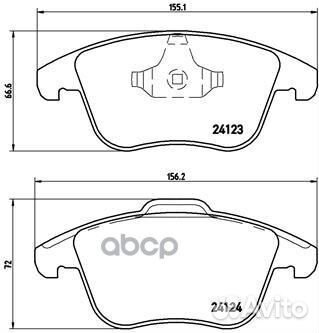Колодки тормозные LR evoque 11- 2.0/2.2 перед