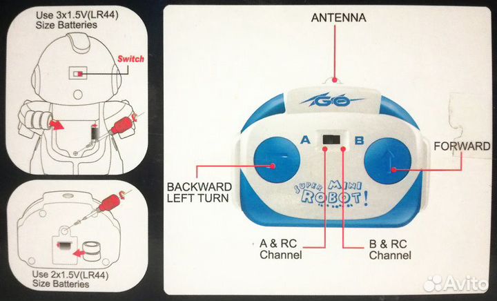 Игра Бой роботов на радиоуправлении арт. KD-8810B