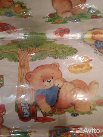 Наклейки для стен, мишки, украшение комнаты