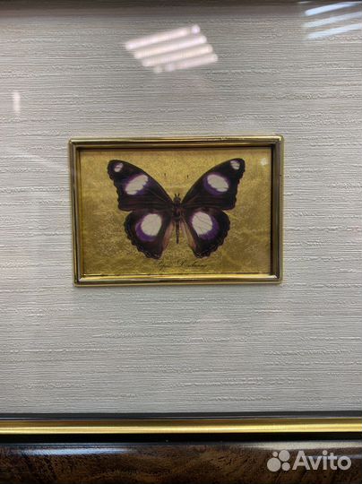 Картина миниатюра на золоте