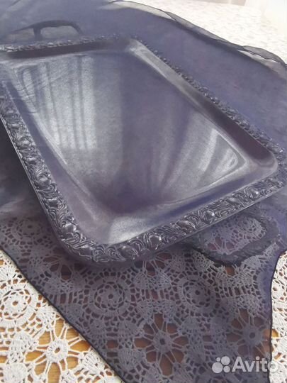 Шёлковый шифон однатонный платочек