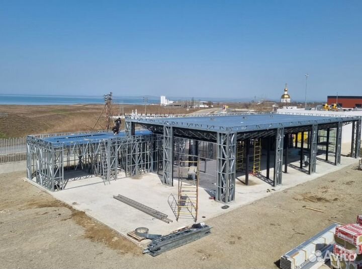 Лстк каркас магазина 500 м2 (супермаркет, автосало