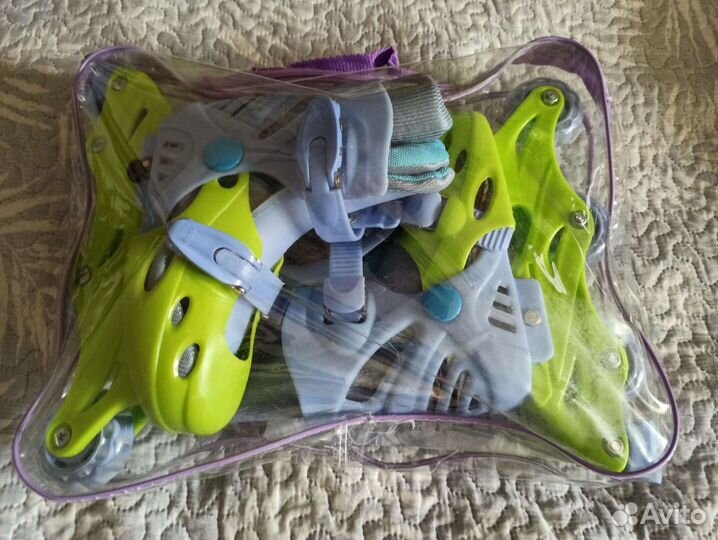 Роликовые коньки детские раздвижные