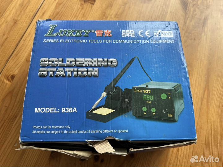 Паяльник паяльная станция Lukey 936A + флюсприпой
