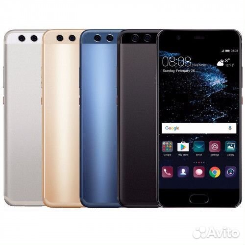 Рамка дисплея Huawei P10 Vtr-L29 белая новая