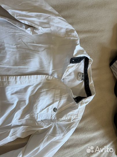 Пиджак на мальчика 110 см с белой рубашкой