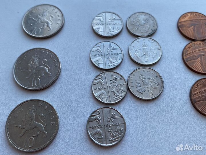 Монеты Великобритании (пенни, пенсы)