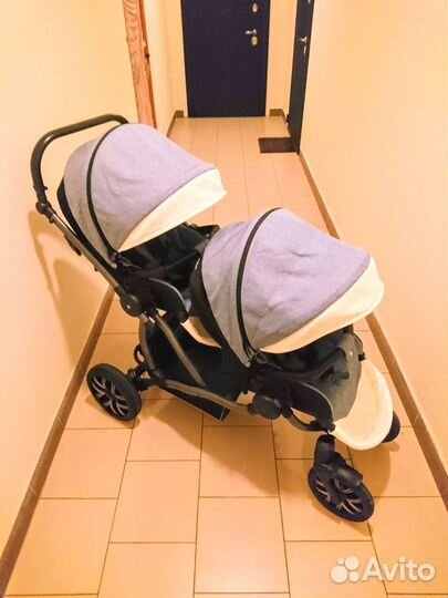 Коляска Legacy Mira 2 в 1 для двойни или погодок