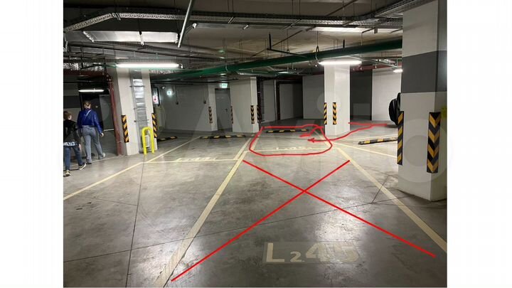 Машиноместо, 12 м²