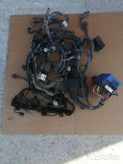 Проводка моторного отсека на solaris