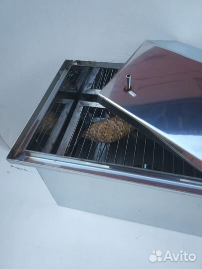 Коптильня горячего копчения из нержавейки