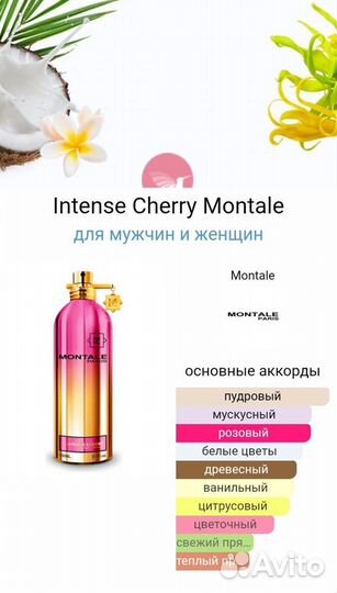 Montale Intense Cherry 65 ml парфюм ОАЭ