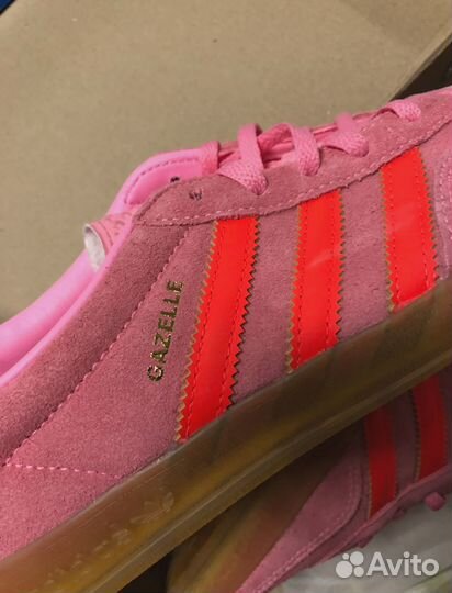 Adidas Gazelle Indoor Orange Pink оригинал