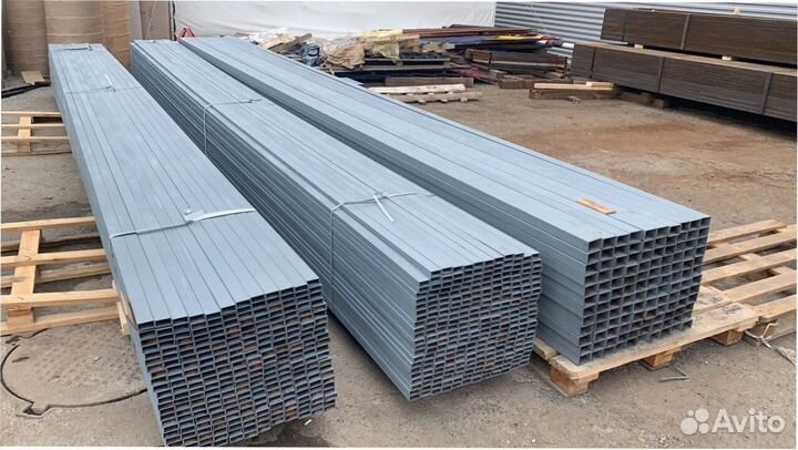 Профильная труба 80 60 мм новая 6 м