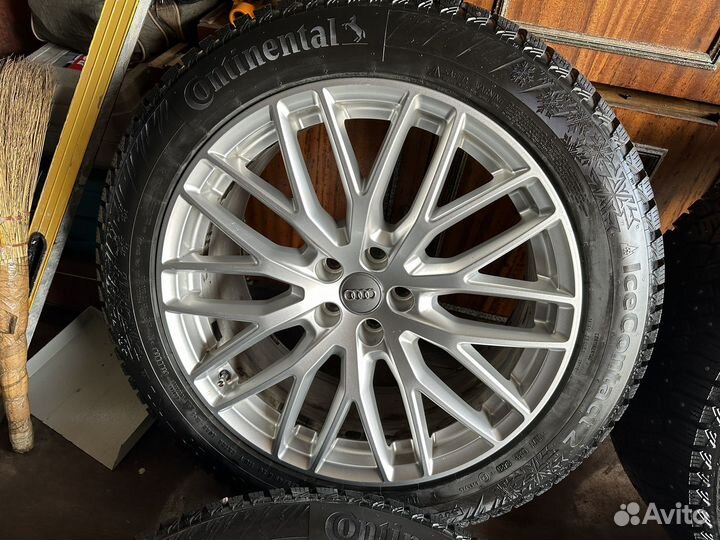 Зима Continental 275/45 R20+Литые Audi Q7 оригинал